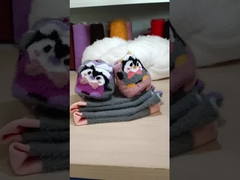 Filati di pelliccia di imitazione in poliestere al 100% per la fabbricazione di maglioni e maglioni morbidi